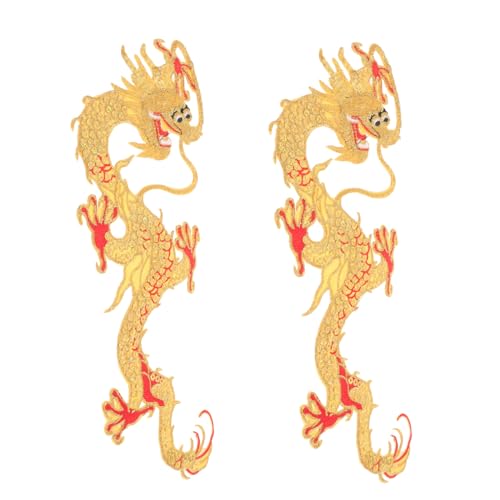 Housoutil 2 Stück Dragon Stickapplikationen Dekorative Bügelpatches für Kleidung DIY Reparatur und Verzierung Geeignet für Taschen Hüte Schuhe und Mehr Housoutil 2 Stück Dragon Stickapplikationen Dekorative Bügelpatches für Kleidung DIY Reparatur und Verzierung Geeignet für Taschen Hüte Schuhe und Mehr von Housoutil