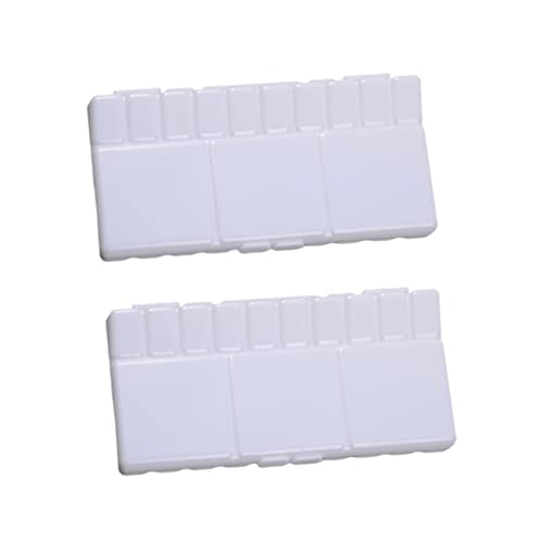 Housoutil 2 Stück Faltbare Malpalette für Wasserfarben Acrylfarben und Künstlerbedarf Leichte Maler Künstler Housoutil 2 Stück Faltbare Malpalette für Wasserfarben Acrylfarben und Künstlerbedarf Leichte Maler Künstler von Housoutil