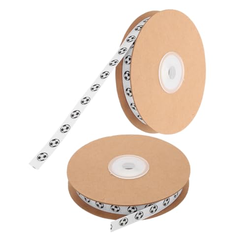 Housoutil 2 Stück Fußball Geschenkband Breit Yards Sportliches Soccer Muster Geschenkband für Jungen Geburtstagsparty Robustes Grosgrain Band für DIY Basteln und Verpackung Housoutil 2 Stück Fußball Geschenkband Breit Yards Sportliches Soccer Muster Geschenkband für Jungen Geburtstagsparty Robustes Grosgrain Band für DIY Basteln und Verpackung von Housoutil