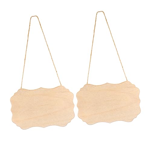 Housoutil 2 Stück Hängendes Holzschild Blanko Holzschild für Diy Dekoration und Bastelprojekte für Malerei und Heimdekoration Natürlichem Holz Housoutil 2 Stück Hängendes Holzschild Blanko Holzschild für Diy Dekoration und Bastelprojekte für Malerei und Heimdekoration Natürlichem Holz von Housoutil