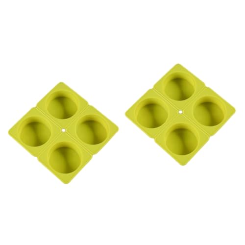 Housoutil 2 Stück Hochtemperaturbeständige Silikon Seifenform Runde Form für Diy Seifenherstellung Fach Zufälligen Farben Einfaches Entformen für Kreative Bastelprojekte von Housoutil