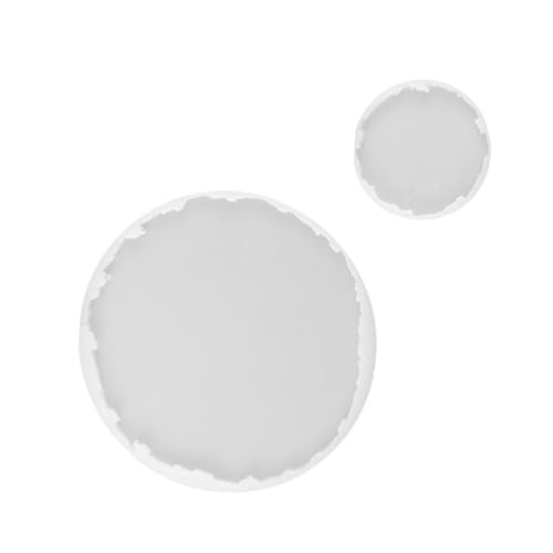 Housoutil 2 Stück Holzmaserung Untersetzer Silikonform Epoxidharz Gussform für Diy Bastelprojekte Coaster Herstellung Wiederverwendbar und Leicht zu Reinigen Housoutil 2 Stück Holzmaserung Untersetzer Silikonform Epoxidharz Gussform für Diy Bastelprojekte Coaster Herstellung Wiederverwendbar und Leicht zu Reinigen von Housoutil