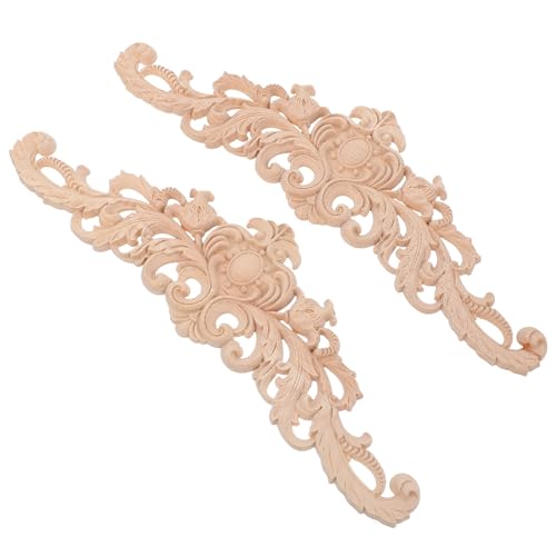 Housoutil 2 Stück Holzornamente Möbel Holzgeschnitzte Applikationen Vintage Stil Kreative DIY Holzauflagen Für Möbel Türen Wände Dekoration Robust Langlebig Housoutil 2 Stück Holzornamente Möbel Holzgeschnitzte Applikationen Vintage Stil Kreative DIY Holzauflagen Für Möbel Türen Wände Dekoration Robust Langlebig von Housoutil