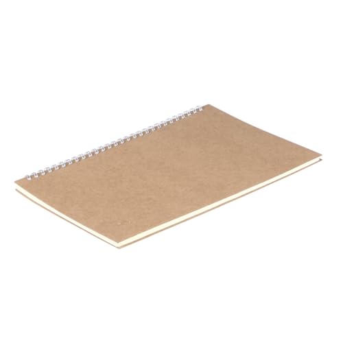 Housoutil 2 Stück Kraftpapier Spiralnotizbuch Blanko für Zeichnungen Skizzen und Notizen Robustes Cover Seitenstärke Leicht und Tragbar Housoutil 2 Stück Kraftpapier Spiralnotizbuch Blanko für Zeichnungen Skizzen und Notizen Robustes Cover Seitenstärke Leicht und Tragbar von Housoutil