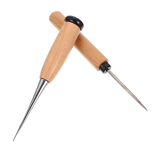 Housoutil 2 Stück Lederschnitzer Awl Nähwerkzeuge Naht Bausatz Ahle Werkzeug Nähen Stickerei Leathercraft Awl Tool Handnähenwerkzeug Lederwaren Nähenvorräte hölzern Brown Housoutil 2 Stück Lederschnitzer Awl Nähwerkzeuge Naht Bausatz Ahle Werkzeug Nähen Stickerei Leathercraft Awl Tool Handnähenwerkzeug Lederwaren Nähenvorräte hölzern Brown von Housoutil