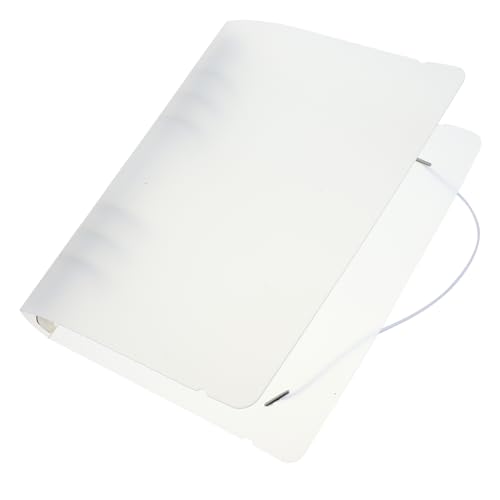 Housoutil 2 Stück Ledger-shell Notizbuchordner Mit Losen Blättern Planerordner A5 Ordner Bindemittel Wiederverwendbar Nachfüllbare Notebook -shell Notizblock-hülle Pp Weiß von Housoutil