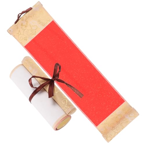 Housoutil 2 Stück Leere Chinesische Kalligraphie Schriftrollen Hochwertiges Xuan Papier zum Malen Zeichnen und Dekorieren für Zuhause und Büro Housoutil 2 Stück Leere Chinesische Kalligraphie Schriftrollen Hochwertiges Xuan Papier zum Malen Zeichnen und Dekorieren für Zuhause und Büro von Housoutil