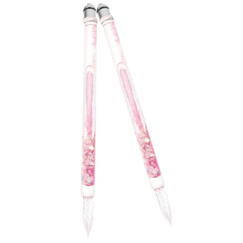 Housoutil 2 Stück Leuchtender farbiger Tintenstift für tragbarer Glasstift Multifunktions-Glasstift Kalligraphie-Übungsstift Glasstift üben Kugelschreiber aus Glas Glasstift malen Housoutil 2 Stück Leuchtender farbiger Tintenstift für tragbarer Glasstift Multifunktions-Glasstift Kalligraphie-Übungsstift Glasstift üben Kugelschreiber aus Glas Glasstift malen von Housoutil