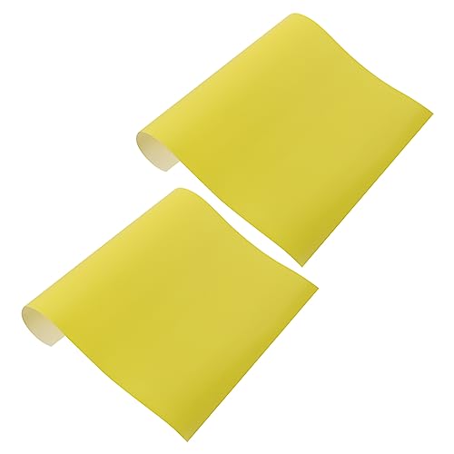 Housoutil 2 Stück Leuchtschriftfolie Fluoreszierendes Pressvinyl Heißtransfervinyl Für Farbiges Wärmeübertragungsvinyl Thermotransferfolie Wärmeübertragungsfolie DIY Folie Gelb Pu Housoutil 2 Stück Leuchtschriftfolie Fluoreszierendes Pressvinyl Heißtransfervinyl Für Farbiges Wärmeübertragungsvinyl Thermotransferfolie Wärmeübertragungsfolie DIY Folie Gelb Pu von Housoutil