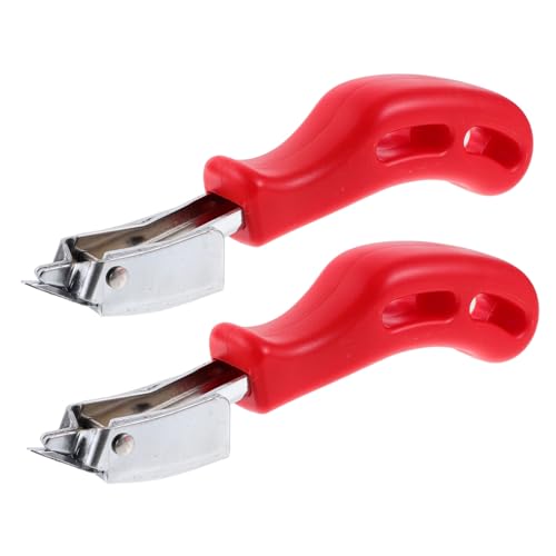 Housoutil 2 Stück Manuelles Nagelpistole Nagelabfertiger Klammerentfernungswerkzeug Nagelentferner Abzieher Klammerheber professioneller Nagelzieher Hefter-Werkzeug Aluminiumlegierung rot Housoutil 2 Stück Manuelles Nagelpistole Nagelabfertiger Klammerentfernungswerkzeug Nagelentferner Abzieher Klammerheber professioneller Nagelzieher Hefter-Werkzeug Aluminiumlegierung rot von Housoutil