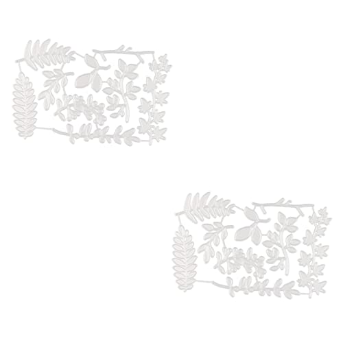 Housoutil 2 Stück Metallmesser -Messerform aus Metall Scrapbooking Blumen Sammelalbum Herstellung Schneidwerkzeug DIY Bastelschablone DIY stanzformen aus kohlenstoffstahl Silber von Housoutil