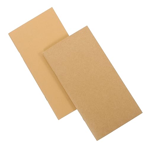 Housoutil 2 Stück Notepad -Kern Notizbucheinlagen für Reisende Weg Reisender Einsätze Tagebucheinlagen nachfüllen Notizbucheinlage für Reisende unliniertes Nachfüllpapier von Housoutil