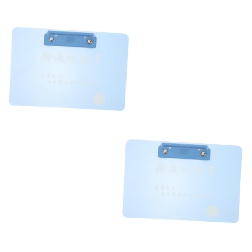Housoutil 2 Stück Nurse Clipboard Praktischer Krankenaktenhalter Glatte Oberfläche für Bequemes Schreiben Robustes Design mit Clip für und Pflegepersonal Housoutil 2 Stück Nurse Clipboard Praktischer Krankenaktenhalter Glatte Oberfläche für Bequemes Schreiben Robustes Design mit Clip für und Pflegepersonal von Housoutil