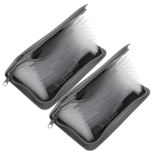 Housoutil 2 Stück Organ Pack Ordner Die Datei Quittungsordner Organizer Büro Quittungsbuchhalter Tragbarer Quittungsorganizer Coupon Quittungsorganizer Kleiner Dokumentenorganizer Wenn von Housoutil