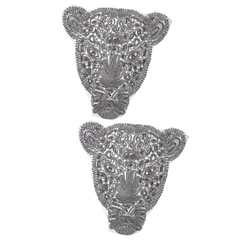 Housoutil 2 Stück Patches nähen geformt Aufnäher für Jeans Patches aufnähen Cool Jeansflicken aufnähen kleine Aufnäher Patch aufnähen Aufnäher für Taschen Jeans-Patch Stoff von Housoutil