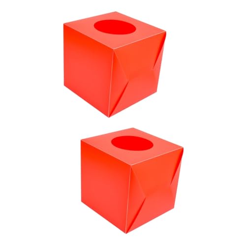 Housoutil 2 Stück Raffle Box Spendenbox für Lose und Abstimmungen Rote Transparente mit Runder Öffnung für Tickets Geld für Partys und Besondere Anlässe Housoutil 2 Stück Raffle Box Spendenbox für Lose und Abstimmungen Rote Transparente mit Runder Öffnung für Tickets Geld für Partys und Besondere Anlässe von Housoutil