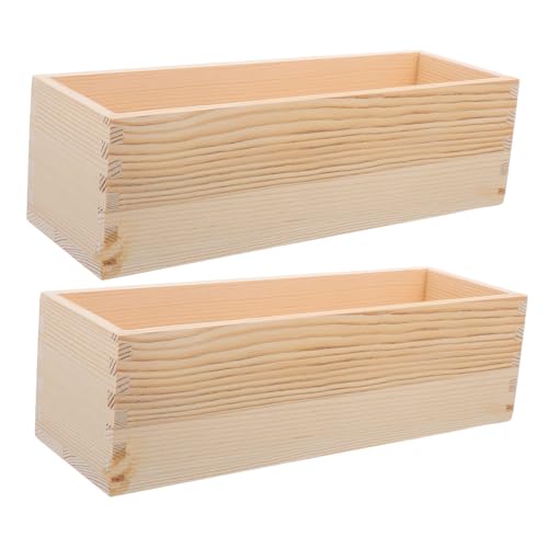 Housoutil 2 Stück Rechteckige Seifschimmel Silikonform für Seife DIY Bastelwerkzeug Seifenform Form zur Seifenherstellung Holz Beige Housoutil 2 Stück Rechteckige Seifschimmel Silikonform für Seife DIY Bastelwerkzeug Seifenform Form zur Seifenherstellung Holz Beige von Housoutil