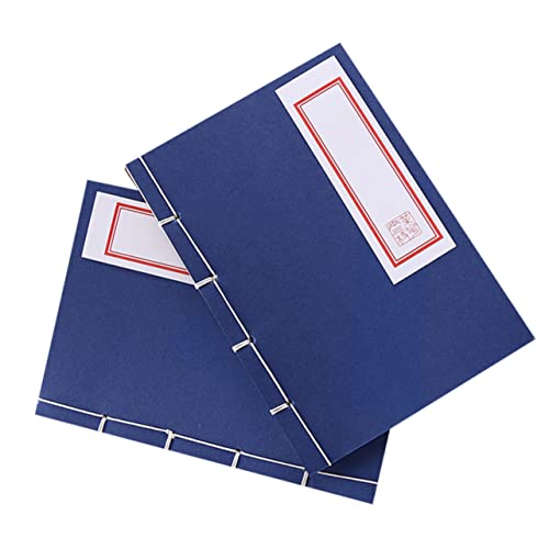 Housoutil 2 Stück Retro-Notizblock Handwerk Thema Notizblock für das Kung-Fu-Training Notizbilder martialisches notizbuch Stich Retro-Notizbuch Notizbuch Loseblatt Blue Housoutil 2 Stück Retro-Notizblock Handwerk Thema Notizblock für das Kung-Fu-Training Notizbilder martialisches notizbuch Stich Retro-Notizbuch Notizbuch Loseblatt Blue von Housoutil