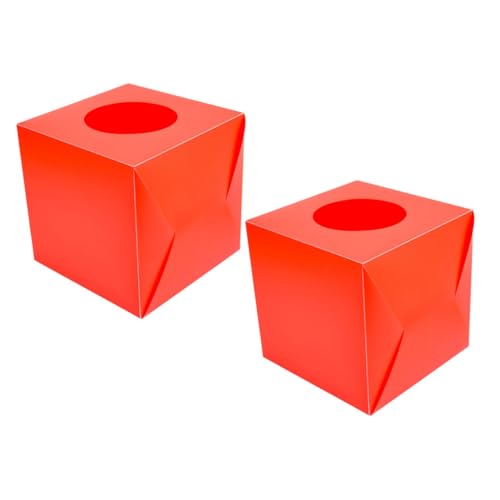 Housoutil 2 Stück Rote Multifunktionale Aufbewahrungsbox für Lose Spenden und Spiele für Partys Meetings und Veranstaltungen Leicht Sicher und Langlebig Housoutil 2 Stück Rote Multifunktionale Aufbewahrungsbox für Lose Spenden und Spiele für Partys Meetings und Veranstaltungen Leicht Sicher und Langlebig von Housoutil