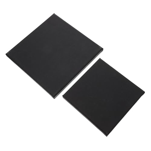 Housoutil 2 Stück Schwarzer Bilderrahmen Leinwände Zum Malen Leinwandmalerei Leinwandkunst Große Art Canvas Malen Leere Kunsttafeln Zum Selbermachen Black Holz von Housoutil