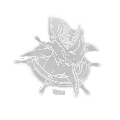 Housoutil 2 Stück Shark Silikonform für Untersetzer Diy Epoxidharz Gießform für Kreative Tassenmatten Leicht zu Entformen Langlebig und Wiederverwendbar für Kaffeetassen und Dekoration Housoutil 2 Stück Shark Silikonform für Untersetzer Diy Epoxidharz Gießform für Kreative Tassenmatten Leicht zu Entformen Langlebig und Wiederverwendbar für Kaffeetassen und Dekoration von Housoutil