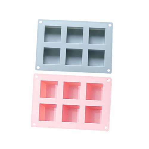 Housoutil 2 Stück Silikon Seifenformen Teilig Rechteckige Gießform für Diy Seifen Kuchen und Desserts Mikrowellen Ofen und Spülmaschinenfest Blau Housoutil 2 Stück Silikon Seifenformen Teilig Rechteckige Gießform für Diy Seifen Kuchen und Desserts Mikrowellen Ofen und Spülmaschinenfest Blau von Housoutil