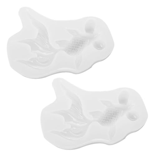 Housoutil 2 Stück Silikonform Goldfisch für Diy Schmuck Flexible Gießform für Epoxidharz Wiederverwendbare Bastelwerkzeuge für Kreative Dekorationen Housoutil 2 Stück Silikonform Goldfisch für Diy Schmuck Flexible Gießform für Epoxidharz Wiederverwendbare Bastelwerkzeuge für Kreative Dekorationen von Housoutil