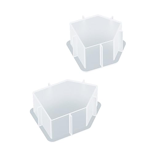 Housoutil 2 Stück Silikonformen für Diy Hausform Dekorative Gießformen für Handwerk und Desktop Dekoration für Bastelprojekte und Schmuckherstellung Housoutil 2 Stück Silikonformen für Diy Hausform Dekorative Gießformen für Handwerk und Desktop Dekoration für Bastelprojekte und Schmuckherstellung von Housoutil