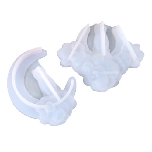 Housoutil 2 Stück Silikonformen für Mondkatze und Katzenanhänger Epoxidharz Gießform für Diy Schmuck und Unregelmäßige Formen für Bastelprojekte Hochwertiges Silikon Langlebig und Einfach zu Housoutil 2 Stück Silikonformen für Mondkatze und Katzenanhänger Epoxidharz Gießform für Diy Schmuck und Unregelmäßige Formen für Bastelprojekte Hochwertiges Silikon Langlebig und Einfach zu von Housoutil