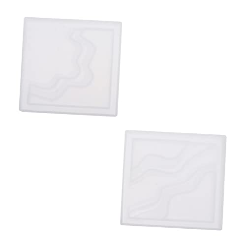 Housoutil 2 Stück Silikonformen für Untersetzer im Design Diy Epoxidharz Gießformen für Handarbeiten für Einzigartige Untersetzer und Dekorationen Housoutil 2 Stück Silikonformen für Untersetzer im Design Diy Epoxidharz Gießformen für Handarbeiten für Einzigartige Untersetzer und Dekorationen von Housoutil