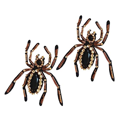 Housoutil 2 Stück Spinnen Patch Bestickte Halloween Applikation Vliesstoff Aufnäher Gotische Schuh und Kleidungsdeko Diy Nähzubehör für Pullover Kleider Hemden Housoutil 2 Stück Spinnen Patch Bestickte Halloween Applikation Vliesstoff Aufnäher Gotische Schuh und Kleidungsdeko Diy Nähzubehör für Pullover Kleider Hemden von Housoutil