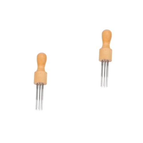 Housoutil 2 Stück Stichnadel für Filzen Ergonomische Filznadeln Langlebigem Material für Diy Wollfilzprojekte und Anfänger mit Holzgriff Housoutil 2 Stück Stichnadel für Filzen Ergonomische Filznadeln Langlebigem Material für Diy Wollfilzprojekte und Anfänger mit Holzgriff von Housoutil