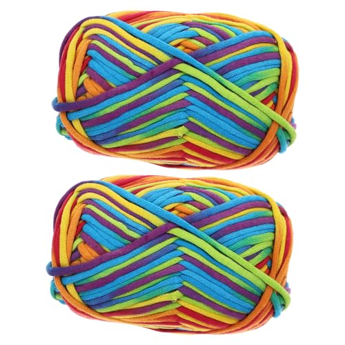 Housoutil 2 Stück Strick Versorgung Bausatz Baumwollgarn Zum Stricken Vielfältig Klobig Hersteller Austauschbar Häkeln Herstellung Professionelles Häkelgarn Bequemes Häkelgarn Colorful Nylon Housoutil 2 Stück Strick Versorgung Bausatz Baumwollgarn Zum Stricken Vielfältig Klobig Hersteller Austauschbar Häkeln Herstellung Professionelles Häkelgarn Bequemes Häkelgarn Colorful Nylon von Housoutil
