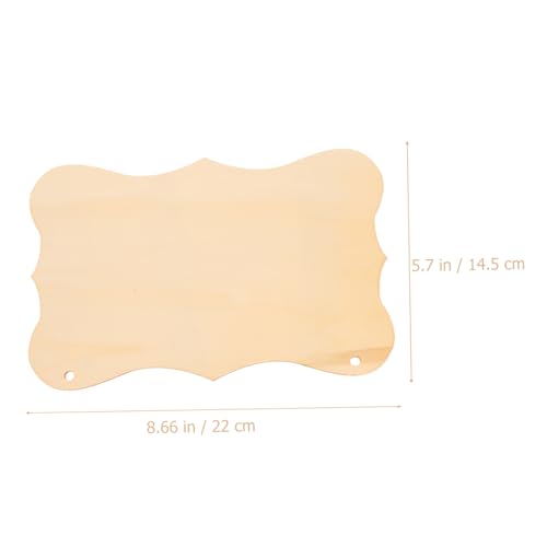 Housoutil 2 Stück Teiliges Naturbelassene Holzschilder zum Basteln Blanke Holzplatten für DIY Malerei Kreative Hängende Holzdekorationen Sichere Holztafeln für Party und Wohnraumgestaltung Housoutil 2 Stück Teiliges Naturbelassene Holzschilder zum Basteln Blanke Holzplatten für DIY Malerei Kreative Hängende Holzdekorationen Sichere Holztafeln für Party und Wohnraumgestaltung von Housoutil