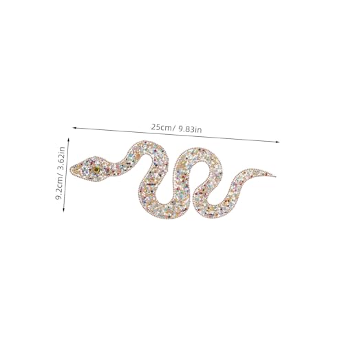 Housoutil 2 Stück Teiliges Schlangen Strass Applikationen zum Aufbügeln Glitzernde DIY Kleidung Aufnäher Langlebige Sichere Rhinestone Verzierung für Schuhe Taschen Hüte Party und Hochzeit Housoutil 2 Stück Teiliges Schlangen Strass Applikationen zum Aufbügeln Glitzernde DIY Kleidung Aufnäher Langlebige Sichere Rhinestone Verzierung für Schuhe Taschen Hüte Party und Hochzeit von Housoutil
