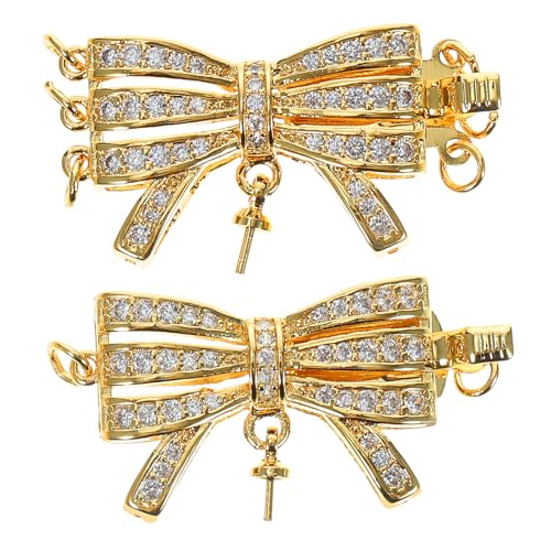 Housoutil 2 Stück Teiliges Schmuckverschluss aus Vielseitige Verbindungselemente für Halsketten und Armbänder Kompakte Leichte Schließen zum Einfachen DIY Schmuckbasteln und Verlängern von Housoutil 2 Stück Teiliges Schmuckverschluss aus Vielseitige Verbindungselemente für Halsketten und Armbänder Kompakte Leichte Schließen zum Einfachen DIY Schmuckbasteln und Verlängern von von Housoutil