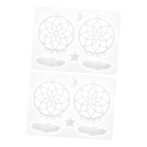 Housoutil 2 Stück Teiliges Silikon Dream Catcher Gießform Diy Schlüsselanhänger für Kreative Bastelprojekte Flexibel und Leicht zu Entformen für Erwachsene Housoutil 2 Stück Teiliges Silikon Dream Catcher Gießform Diy Schlüsselanhänger für Kreative Bastelprojekte Flexibel und Leicht zu Entformen für Erwachsene von Housoutil