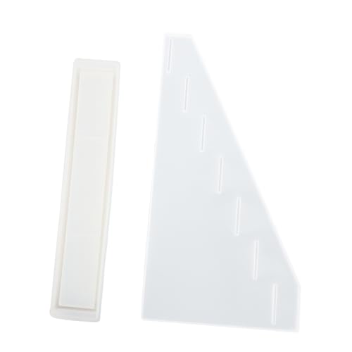 Housoutil 2 Stück Teiliges Silikonform für Diy Lippenstifthalter Epoxidharz Gießform mit Trennwand und Seitenplatten Wiederverwendbar Leicht zu Entformen Langlebig und Waschbar für von Housoutil