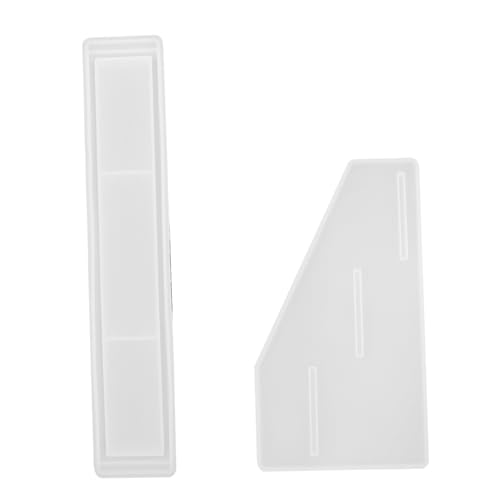 Housoutil 2 Stück Teiliges Silikonform für Lippenstiftaufbewahrung Diy Epoxidharz Gießform mit Trennform und Seitenplatten für Bastelprojekte und Praktische Aufbewahrung von Housoutil