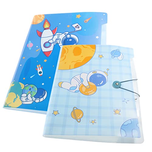 Housoutil 2 Stück Testpapier Aufbewahrungsbuch Tragbarer Aktenhalter Papierkram Organizer Akten Organizer Erweiterbarer Aktenordner Akkordeon Ordner Akten Organizer Dokumentenordner von Housoutil