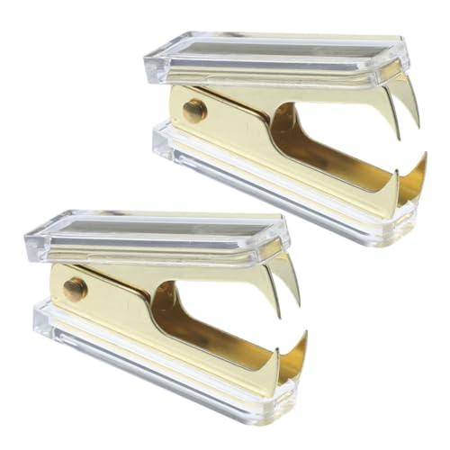 Housoutil 2 Stück Transparenter Hefterentferner Stapler Büro Tool für Effizientes Entfernen von Heftklammern für Büro und Wartungsarbeiten Housoutil 2 Stück Transparenter Hefterentferner Stapler Büro Tool für Effizientes Entfernen von Heftklammern für Büro und Wartungsarbeiten von Housoutil