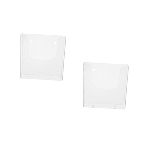 Housoutil 2 Stück Transparenter Wand Dokumentenhalter aus Robustem Kunststoff Praktischer Büro Organizer für Dateien Prospekte und Zeitschriften Platzsparender Wandbehälter zur Housoutil 2 Stück Transparenter Wand Dokumentenhalter aus Robustem Kunststoff Praktischer Büro Organizer für Dateien Prospekte und Zeitschriften Platzsparender Wandbehälter zur von Housoutil