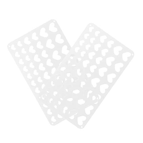 Housoutil 2 Stück Zubehör für Grußkartenformen bastelset basteln für decor the present Loch Scrapbook Stanzformen selber machen Stanzformen Kohlenstoffstahl Silver von Housoutil