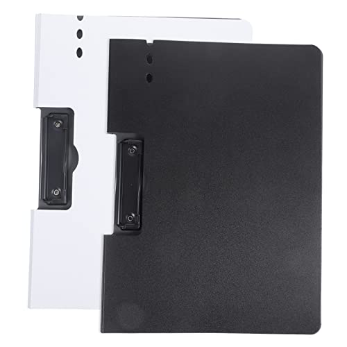 Housoutil 2 Stücke Faser Klemme Halter Ordner Datei Organizer Kunststoff von Housoutil