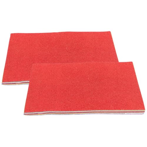 Housoutil 20 Blatt Handgeschöpftes Farbiges Papier Glitzerndes Glitzerpapier A4-glitzerpapier Zur Dekoration Papiere Falten Klebungspapier Bastelbedarf Für Kunsthandwerk Schwamm von Housoutil