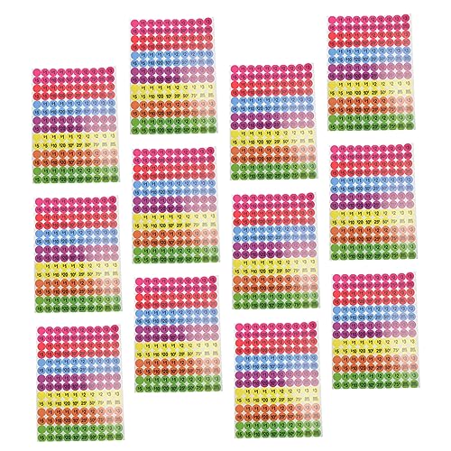 Housoutil 20 Blatt Neon Runde Preisschilder Preisetiketten für Verkaufs und Marktpreise für Einzelhandel und Garagenverkäufe Housoutil 20 Blatt Neon Runde Preisschilder Preisetiketten für Verkaufs und Marktpreise für Einzelhandel und Garagenverkäufe von Housoutil