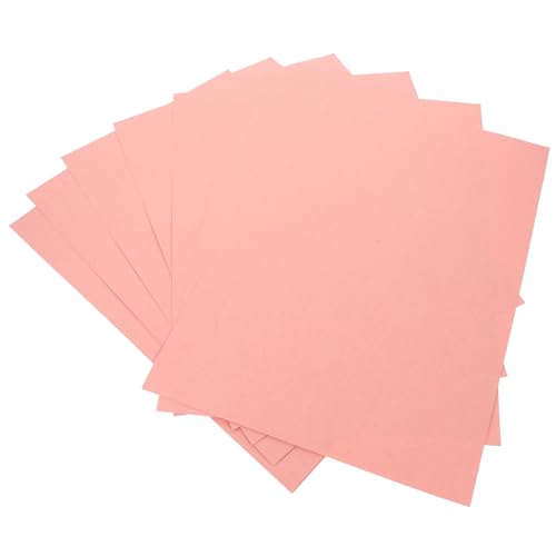 Housoutil 20 Blatt Pink Pappset Herstellung bunt Papier für die Kunst Farben Papierfarbe Packpapier bastelpapier kraftpapier Kartenvorrat farbig Farbiges Kartonpapier von Housoutil