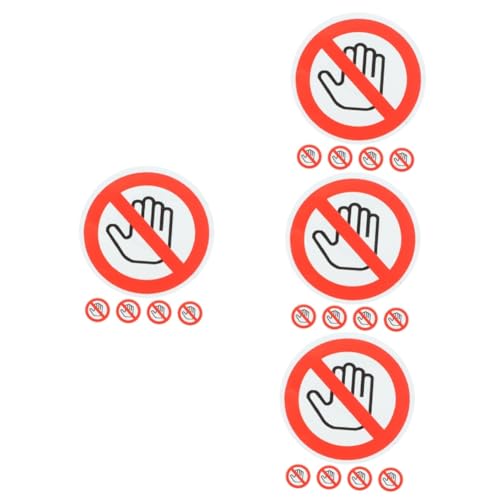 Housoutil 20 Blatt Warnhinweis Aufkleber Selbstklebende Sicherheitslabel Ablösbar Langlebige Warnaufkleber für Glatte Oberflächen Wie Deutlich Sichtbare Do Not Touch Schilder Housoutil 20 Blatt Warnhinweis Aufkleber Selbstklebende Sicherheitslabel Ablösbar Langlebige Warnaufkleber für Glatte Oberflächen Wie Deutlich Sichtbare Do Not Touch Schilder von Housoutil