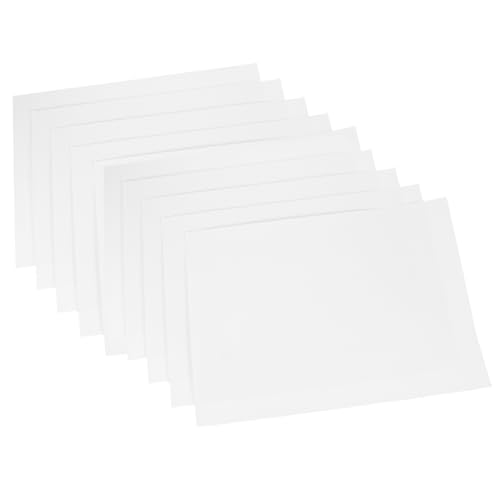 Housoutil 20 Blatt adressetiketten adressenaufkleber registerkarten stickerbögen aufklebebuchstaben Klebeetikett A4-Aufkleberpapier zum Drucken Aufkleberdruckpapier leeres Fotopapier PVC von Housoutil