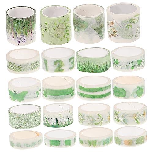 Housoutil 20 Rollen Dekoratives Washi Tape mit Goldfolie für Scrapbooking Diy Projekte und Journals Hochwertiges Klebeband für Handwerksarbeiten und Geschenkgestaltung von Housoutil